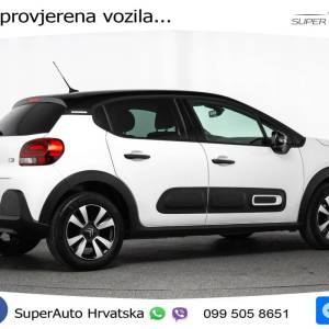 Citroen C3 1.2 PureTech Shine 83 KS, TEM+NAVI