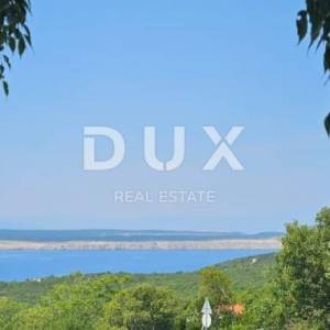 CRIKVENICA, JADRANOVO - zemljište 486 m2 s panoramskim pogledom na more! PRILIKA!