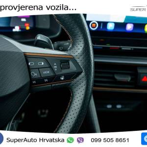 Cupra Leon SP 1.4 TSI DSG 204 KS, LED+ACC+ASIST+GR SJED+KAM+VIRT+PDC
