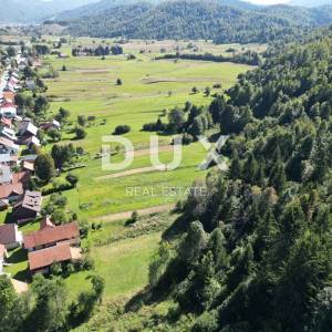 GORSKI KOTAR, SUNGER- stara kuća + 2 gospodarska objekta + okoliš 9000m2 S GRAĐEVINSKOM DOZVOLOM!! 