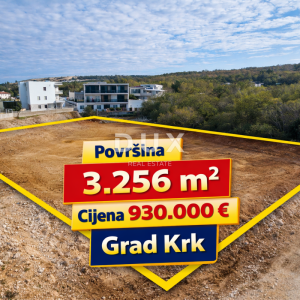GRAD KRK - Građevinsko zemljište
