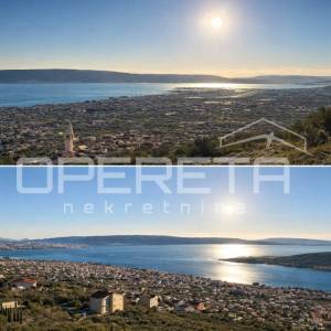 Građevinska parcela 635 m² uz pristupni put sa pogledom na more