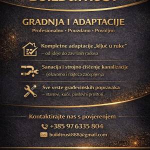 Gradevinska tvrtka nudi posao