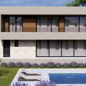 Građevinsko zemljište s idejnim projektom – Poreč, Žbandaj, 963 m²