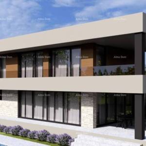 Građevinsko zemljište s idejnim projektom – Poreč, Žbandaj, 963 m²