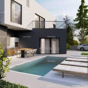 Građevinsko zemljište s projektom – Valbandon, 450 m²