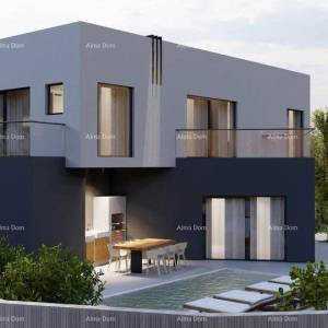 Građevinsko zemljište s projektom – Valbandon, 450 m²