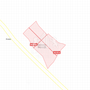 Građevinsko zemljište s pogledom na more - 957m2