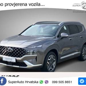 Hyundai Santa Fe 1.6 T-GDi 4WD Signature 265 KS, PANO+360°+KEY+GR SJED+VIRT+LANE