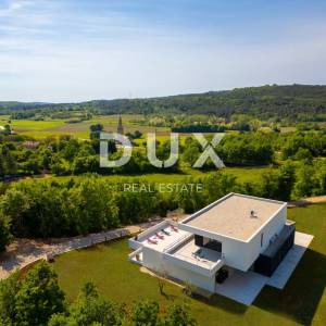 ISTRA, GROŽNJAN - Dizajnerska novoizgrađena vila s potpunom privatnošću, okružena zelenilom s prekrasnim pogledom