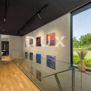 ISTRA, GROŽNJAN - Dizajnerska novoizgrađena vila s potpunom privatnošću, okružena zelenilom s prekrasnim pogledom