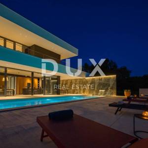 ISTRA, GROŽNJAN - Dizajnerska novoizgrađena vila s potpunom privatnošću, okružena zelenilom s prekrasnim pogledom