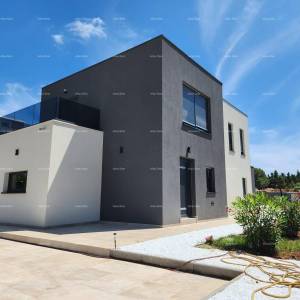 Istra, Ližnjan, 1 km do centra Medulina, nova moderna kuća sa bazenom za odmor.