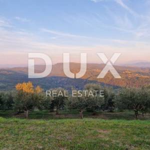 ISTRA, MOTOVUN - Veliko imanje od 170.000 m2, najljepši pogled u Istri - jezero Butoniga, Učka, Ćićarija, Motovun i Motovunska ...