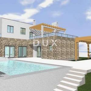 ISTRA, VIŠNJAN - Građevinsko zemljište s dozvolom te pogledom na more