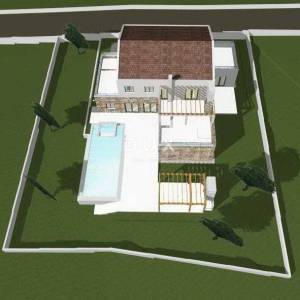 ISTRA, VIŠNJAN - Građevinsko zemljište s dozvolom te pogledom na more