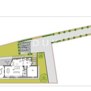 ISTRA, VIŠNJAN - Građevinsko zemljište s izdanom građevinskom dozvolom za vilu s bazenom, pogledom na more te svom infrastruktu...