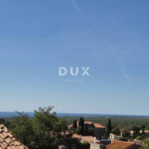 ISTRA,VODNJAN - Autentična kamena kuća s krovnom terasom u srcu Vodnjana, pogled na more