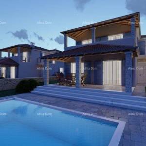 LIŽNJAN! PRODAJA KUĆA U IZGRADNJI S BAZENOM.