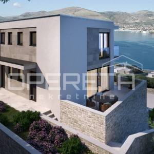 Luksuzna vila V10 s bazenom i pogledom na more – Čiovo, Okrug Gornji
