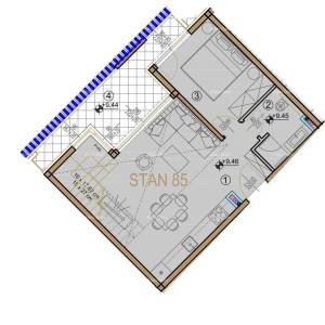 Luksuzni dvoetažni stan u Poreču! Novogradnja!! S85