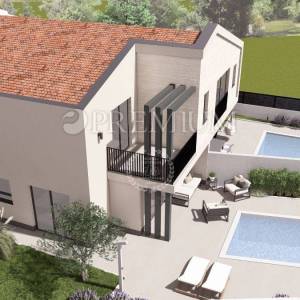 Malinska, kuća s bazenom na rubu građevinske zone!