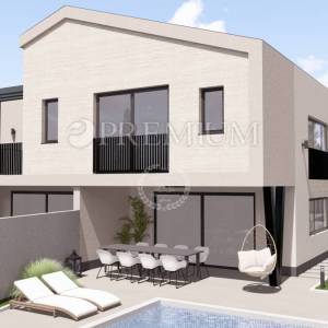 Malinska, nova dvojna kuća s bazenom!