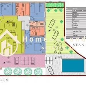Malinska,Krk,lux.apartman s vrtom,bazenom i parkingom ukupno 265m2 