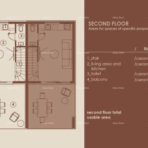 Medulin, Moderni troetažni apartman s pogledom na more, tri zasebna apartmana.A2