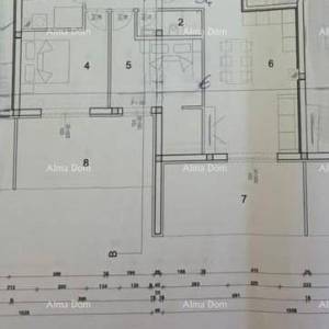 Novigrad – Novogradnja, stan 91.81m² s dvije loggie od 34 m².