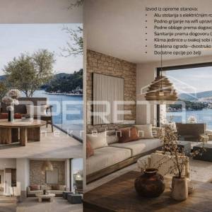 Novogradnja Ražanj, 70 m od mora, stan s balkonom i pogledom