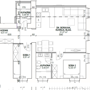 OPATIJA, CENTAR – unikatan stan od 71 m2, remek-djelo austro-ugarske gradnje u centru Opatije