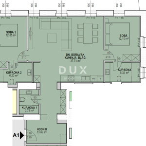 OPATIJA, CENTAR – unikatan stan od 92 m2, remek-djelo austro-ugarske gradnje u centru Opatije