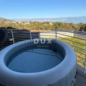 OPATIJA, OPRIĆ - stan u novogradnji s vrtom i pogledom na more