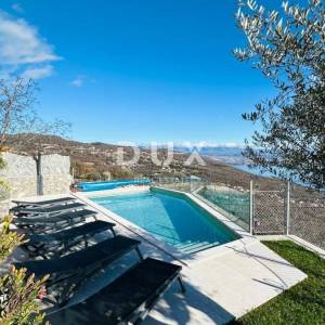 OPATIJA, POLJANE - Autohtona kamena vila s panoramskim pogledom!