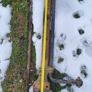 Osovina za prikolicu 2m