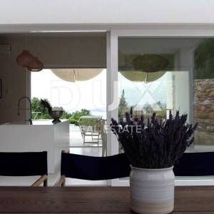 OTOK KRK, LINARDIĆI - Luksuzna moderna prizemnica s bazenom i pogledom na more