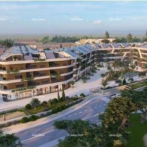 Poreč, stambeno poslovni objekt u gradnji sa apartmanima i podzemnim garažama