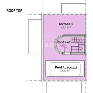 PRIVLAKA - VILLA, MORE, BAZEN, ROOFTOOP JACUZZI,TOP LOKACIJA -PRILIKA!