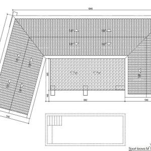 Prodaja - građevinsko zemljište s projektom za izgradnju vile prizemnice, Žminj V1