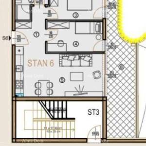 Prodaja- moderni stan s dvije spavaće sobe na odličnoj lokaciji, Poreč!! S6