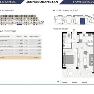 Prodaja modernih stanova u eksluzivnoj zgradi sa pogledom na marinu, Pula!B5
