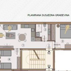 Prodaja- stan na 1 katu, u novom stambenom kompleksu, Valdebek, Pula! Zg3 S2