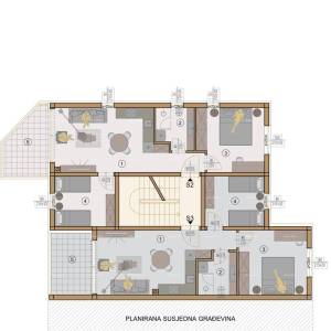 Prodaja- stan na prvom katu, u novom stambenom kompleksu, Pula!
