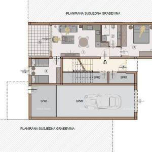 Prodaja-  stan u prizemlju, u novom stambenom kompleksu, Valdebek, Pula! Zg4 S1