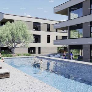 Prodaja stanova u modernoj novogradnji s bazenom,  Fažana!