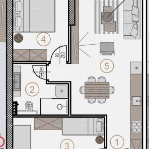 Prodaja stanova u novom poslovno - stambenom projektu, Poreč