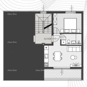 Prodaja stanova u novom stambenom kompleksu, Štinjan! 11C