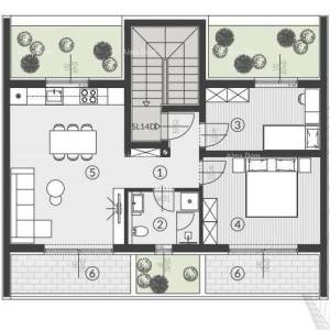 Prodaja stanova u novom stambenom kompleksu, Štinjan! 14D