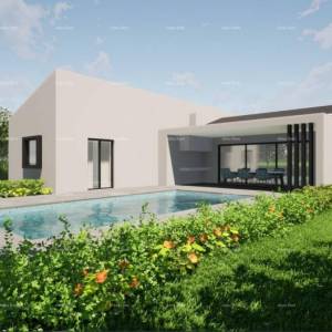 Projekt kuće sa bazenom u Kršanu